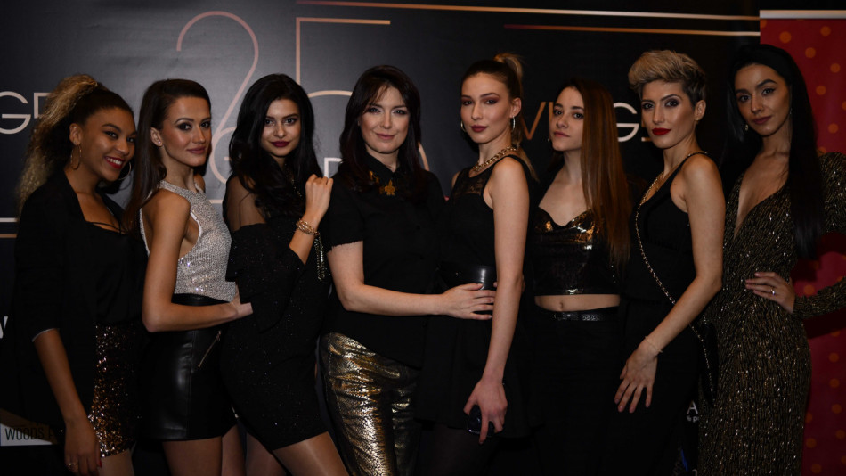 Модна агенция "Визаж" отбеляза 25 години със златно парти СНИМКИ
